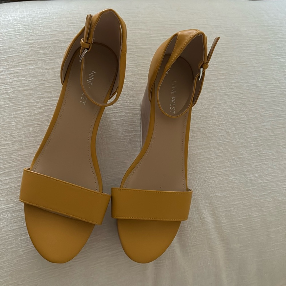 Nine West Yellow wedges